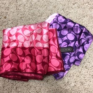 Coach scarves (2)